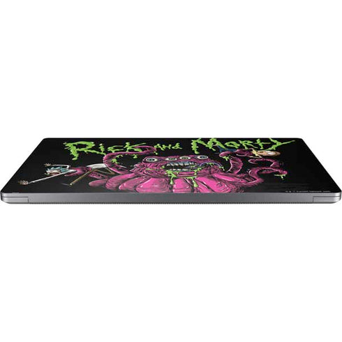 Adult Swim Rick and Morty Tentacle Attack Universal Laptop 16.6in (13.4 x 9.7in) Skin
